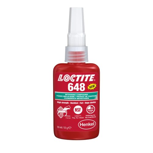 Rögzítő nagy hőállóságú LOCTITE 648 50ml