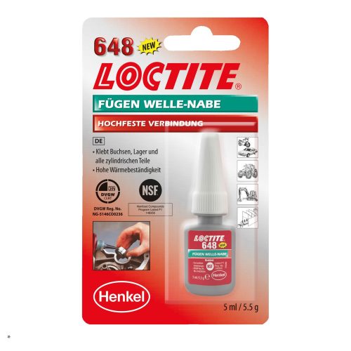 Rögzítő nagy hőállóságú LOCTITE 648 5ml
